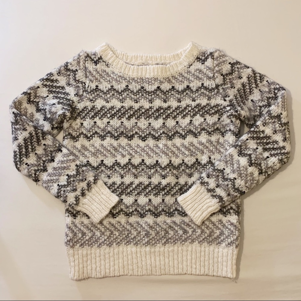 LOFT Crew Neck Wool Blend Sweater